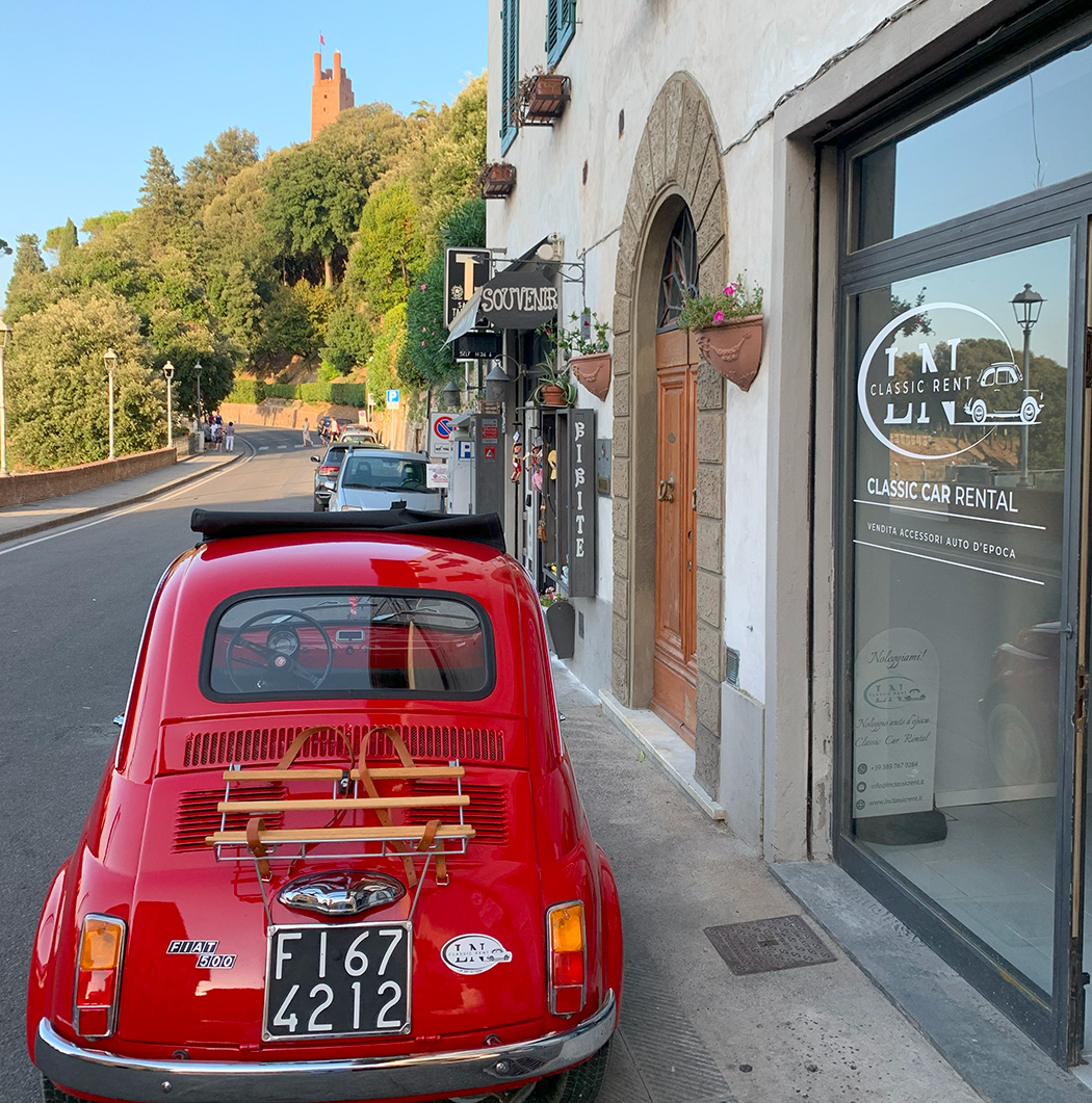 Ln classic rent noleggio auto d'epoca a san miniato